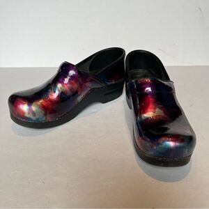 Dansko Women's Professional Clog Multicolor Patent Leather Size 38